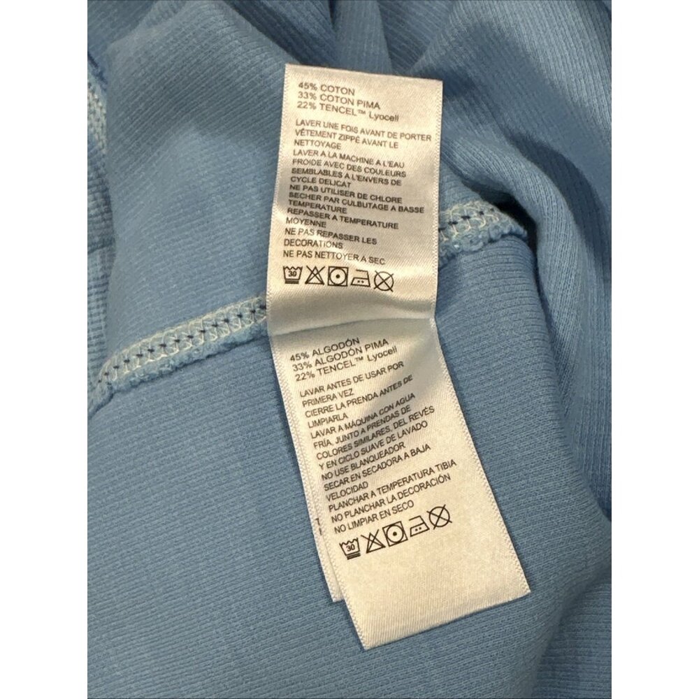 Tommy Bahama Tobago Bay Half Zip Pullover Men’s 2XB Blue Sky - Picture 8 of 10